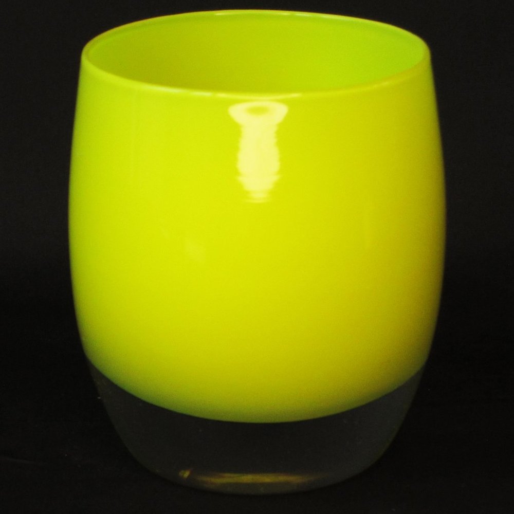 glassybaby Fearless NWT, pre-triskelion votive candle holder